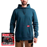 Milwaukee 4932493130 Midweight Hoodie, Blue (Size 2XL)