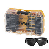DeWalt DT70733T-QZ FLEXTORQ Screwdriving Set with Tinted Safety Glasses (Small Tough Case) (38 Pieces) 