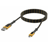 DeWalt DWT1311322 USB A to USB-Micro Reinforced Charging Cable 1.8m (6ft)