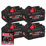 Milwaukee M18FB8 FORGE 18V 8.0Ah Battery Four Pack