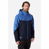 Helly Hansen 38561-71864-07 Oxford Winter Jacket, Navy/Stone Blue (Size XXL)