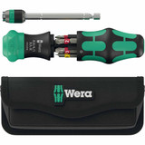 Wera 05051515001 25 RA-R Kraftform Kompakt Bit Holder with Textile Pouch 