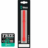 Wera 05073702001 Kraftform Kompakt A VDE 712 i SB Adapter blade, insulated, for 1/4" sockets
