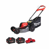Milwaukee M18F2LM46-802 18V Fuel 46cm Dual Battery Self-Propelled Lawn Mower with 2x 8.0Ah Batteries and Super Bay Charger