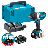 Makita DTW1002RTJ 18v 1/2" Brushless Impact Wrench 2x5 From Toolden