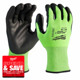Milwaukee 4932478131 Hi-Vis Cut C Gloves (Size 8/M)