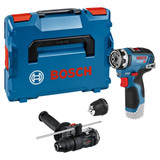 Bosch 06019H300B GSR 12V-35 FC FlexiClick Drill Driver with L-BOXX (Body Only)