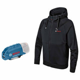Bosch 06188000ES GHH 12V+18V XA Heated Hoodie (Size L)