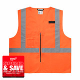 Milwaukee 4932493998 Contractor High-Visibility Vest (Size S/M)