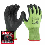 Milwaukee 4932479932 Hi-Vis Cut E Gloves (Size 8/M)