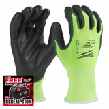 Milwaukee 4932479917 Hi-Vis Cut A Gloves (Size 8/M)