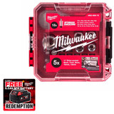 Milwaukee 4932499470 1/4" Drive Compact Ratchet Set in PACKOUT™ Box