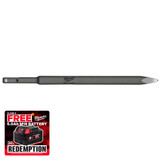 Milwaukee 4932339625 SDS+ Pointed Chisel 250mm