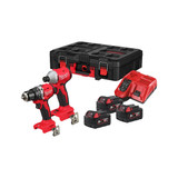 Milwaukee M18 BLPP2D3-503P 18V Brushless Twinpack with 3x 5.0Ah Battery, Fast Charger and Packout Case