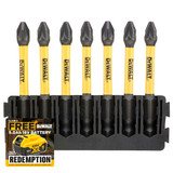 DeWalt DT70821-QZ Extreme FLEXTORQ PZ2 TOUGHCASE 57mm Screwdriver Bit Bar Set (7 Pieces)