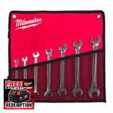 Milwaukee 4932492713 Double Open End Spanner Set (7 Pieces)