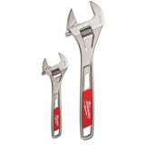 Milwaukee 4932499519 Adjustable Wrench Twin Pack (150mm & 250mm)