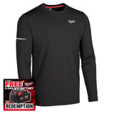 Milwaukee 4932498286 WORKSKIN™ Cold Weather Base Layer Long Sleeve (Size XL)