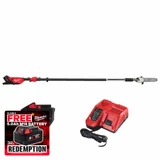 Milwaukee M18FTPS30-121 FUEL 18V 30cm Telescopic Pole Saw with Battery & Charger