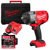 Milwaukee M18FHIW2F12-501X 18V FUEL 1/2" High Torque Friction Ring Impact Wrench with 1x 5.0Ah Batteries