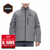 Milwaukee M12HJGR6-0 12V HEXON Grey Heated Jacket