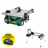 HiKOKI C3610DRJ 36V 254mm Brushless Table Saw with Saw Leg Stand (Body Only)