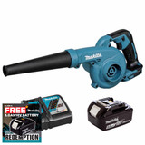 Makita DUB185Z 18V LXT Blower with 1x 5.0Ah Battery & Fast Charger
