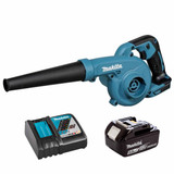 Makita DUB185Z 18V LXT Blower with 1x 5.0Ah Battery & Fast Charger