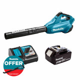 Makita DUB362Z LXT Twin 18V Brushless Blower with 1x 5.0Ah Battery & Fast Charger