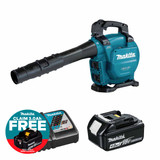 Makita DUB363 Twin 18V LXT Brushless Cordless Blower / Vacuum with 1x 4.0Ah Battery & Fast Charger