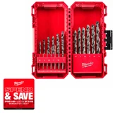 Milwaukee 4932499766 HSS-G ThunderWeb Drill Bit Set (19 Pieces)