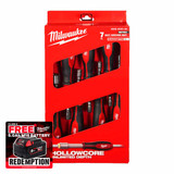 Milwaukee 4932500080 HOLLOWCORE™ Magnetic Nut Driver Set (7 Pieces)