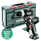 Metabo 2.8.8 18V Brushless Hammer Drill & Impact Driver Combo Set with MetaBOX 145 (Body Only) 685200590