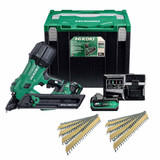 HiKOKI NR1838DKAJXZ 18V Brushless PPN Metal Connector Nailer with 2x 5.0Ah MultiVolt Batteries, 2000x 37mm PPN Metal Connector Nails, Charger & Stackable System Case 4