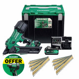 HiKOKI NR1838DKAJXZ 18V Brushless PPN Metal Connector Nailer with 2x 5.0Ah MultiVolt Batteries, 2000x 37mm PPN Metal Connector Nails, Charger & Stackable System Case 4