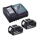 Makita DC18RC 18V LXT Fast Charger with 2x 6.0Ah Batteries