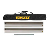 DeWalt DWS5022-XJ 1.5m Plunge Saw Guide Rail Twin Pack with 1x DE6292-XJ Jointing Bar & a Bag