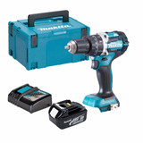 Makita DHP484Z 18V LXT Brushless Combi Drill with 1x 3.0Ah Battery, Charger and Makpac Carry Case