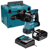 Makita DHR243Z 18V LXT 24mm Brushless SDS+ Rotary Hammer with 1x 3.0Ah Battery, Charger and Makpac Carry Case