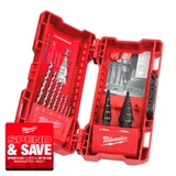 Milwaukee 4932501119 Step Drill Bits & Thunderweb Combo Set (10 Pieces)