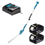 Makita DUN461WZ 18V LXT 460mm Pole Hedge Trimmer with 2x 5.0Ah Batteries and Charger