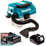 Makita DVC750LZX3 18v Brushless L-Class Vacuum Cleaner