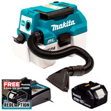 Makita DVC750LZX3 18v Brushless L-Class Vacuum Cleaner