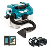Makita DVC750LZ LXT 18V Brushless L-Class Vacuum Cleaner with 2x 6.0Ah Batteries & Charger