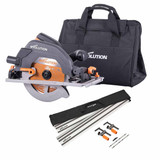 Evolution R185CCSX+ 185mm Circular Saw 1600W 240V with Blade, Carry Bag and Rail Kit