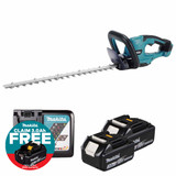Makita DUH507Z 18V LXT Hedge Trimmer with 2x 3.0Ah Batteries and Charger