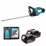 Makita DUH507Z 18V LXT Hedge Trimmer with 2x 5.0Ah Batteries and Charger