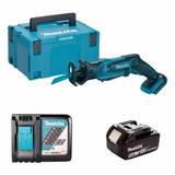 Makita DJR183Z 18V Cordless Mini Reciprocating Saw with 1x 5.0Ah Battery, Charger and Makpac Carry Case
