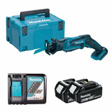 Makita DJR183Z 18V Cordless Mini Reciprocating Saw with 2x 6.0Ah Batteries, Charger and Makpac Carry Case
