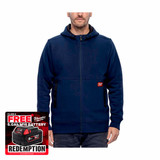 Milwaukee 4932499399 GRIDIRON™ Full-Zip Hoodie, Blue (Size S)